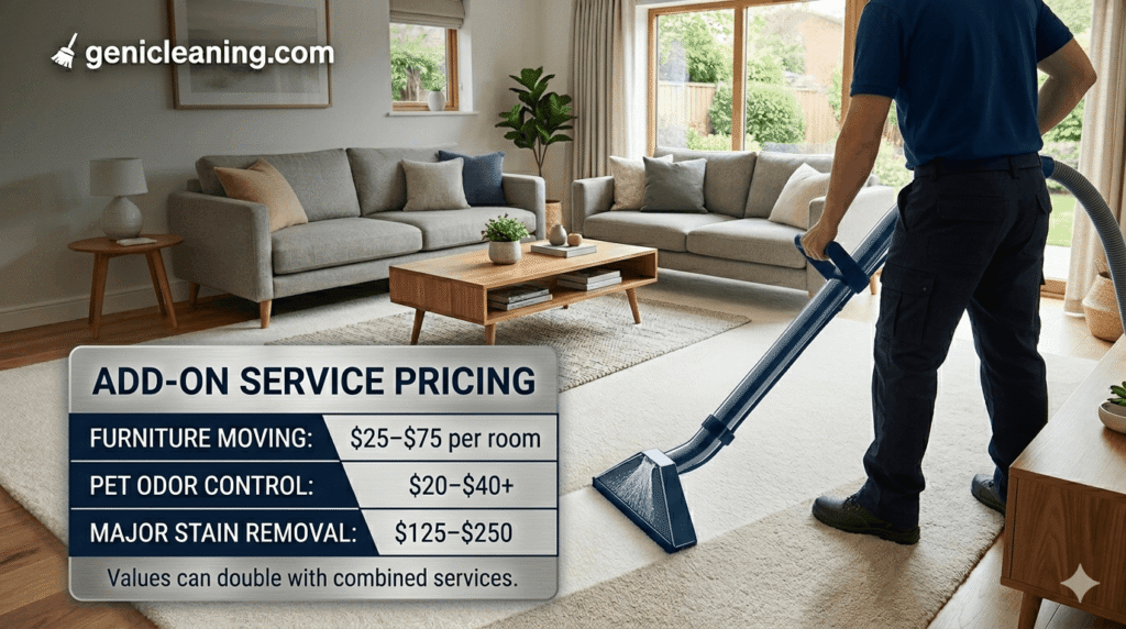 Average cost for carpet cleaning