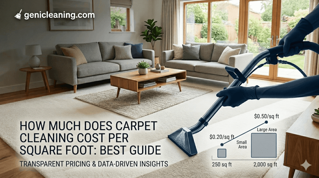 How Much Does Carpet Cleaning Cost Per Square Foot 
