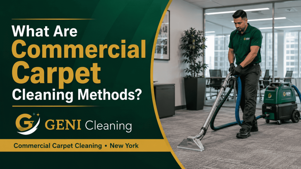 What Are Commercial Carpet Cleaning Methods